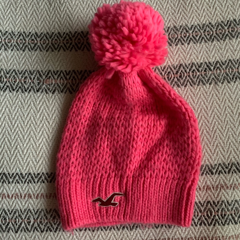 Hollister Pom Pom Beanie